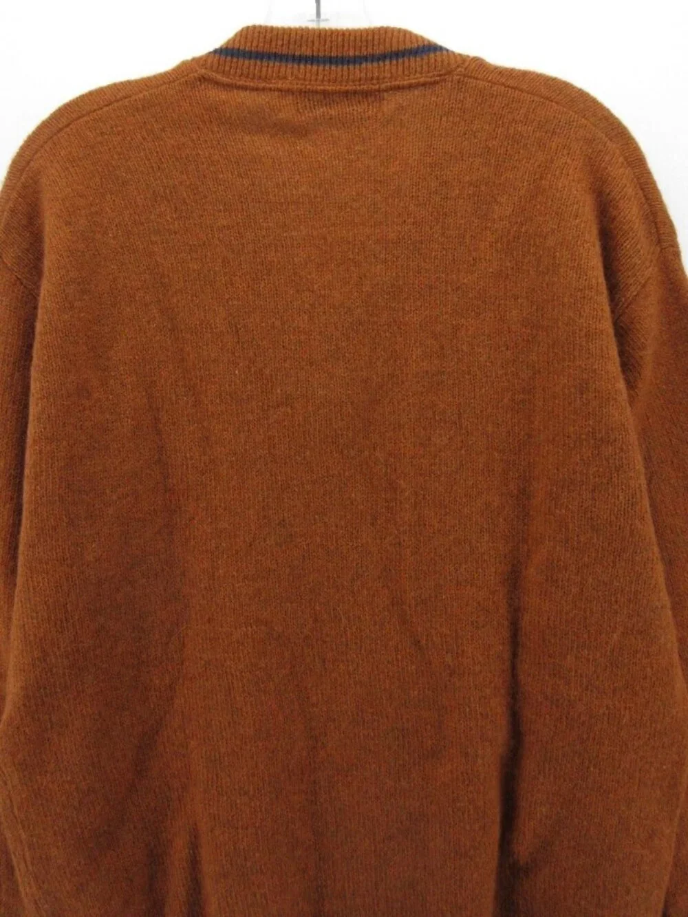 VINTAGE Munsingwear Sweater Large Burnt Shetland Wool 70s 80s USA